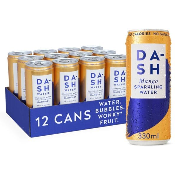 Dash Mango Sparkling Water 12x330ml