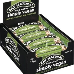 Eat Nat Vegan Peanuts Coconut Dark Choc 40g