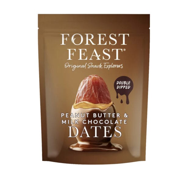 Forest Feast Peanut Butter Milk Choc Dates - 140g
