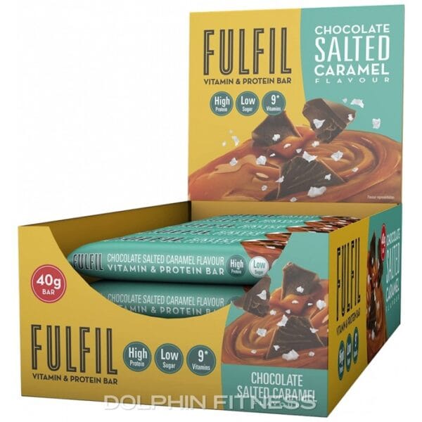Fulfil Choc Salted Caramel Vit & Protein 40g x15