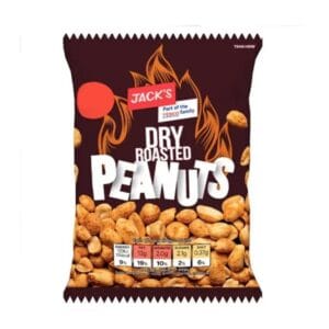 Jack's Dry Roasted Peanuts 55g x24