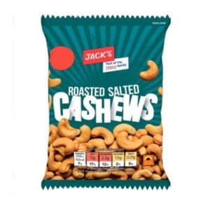 Jack's Roasted Salted Cashews 45g x24