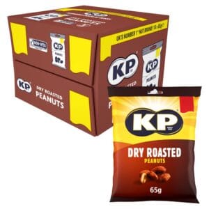 KP Dry Roasted Peanuts 65g x16