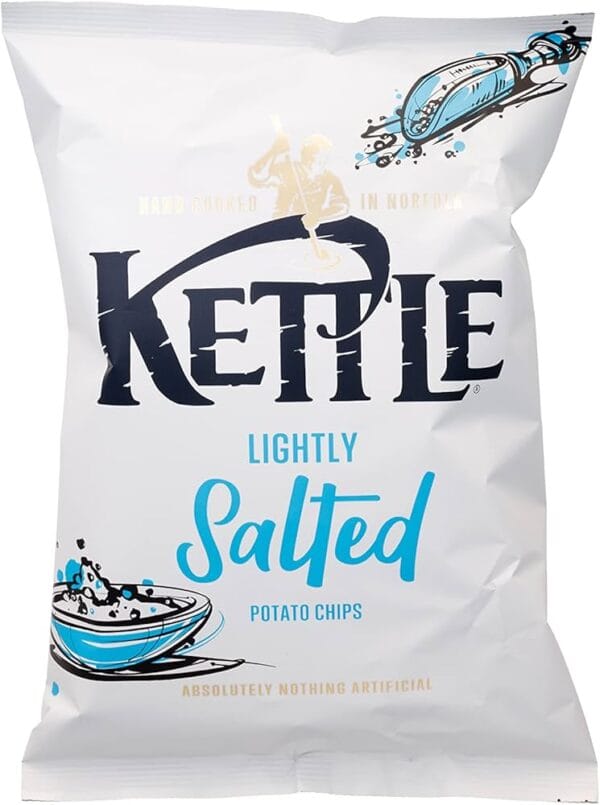 Kettle Lightly Salted Potato Chips 130g
