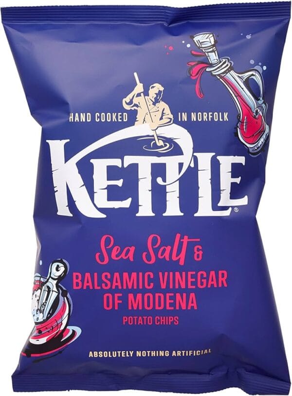 Kettle Sea Salt & Balsamic Vinegar Chips 130g