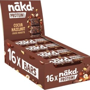 Nākd Protein Bar Cocoa Hazelnut 45g x16