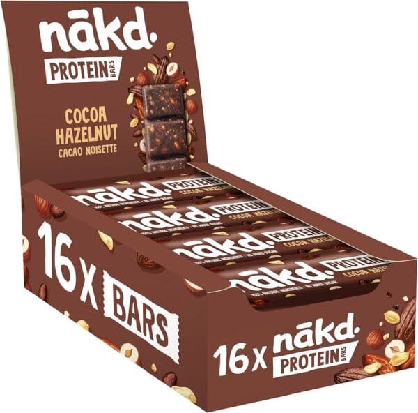 Nākd Protein Bar Cocoa Hazelnut 45g x16