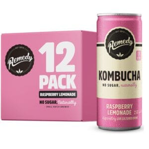 Remedy Kombucha Raspberry Lemonade 250ml