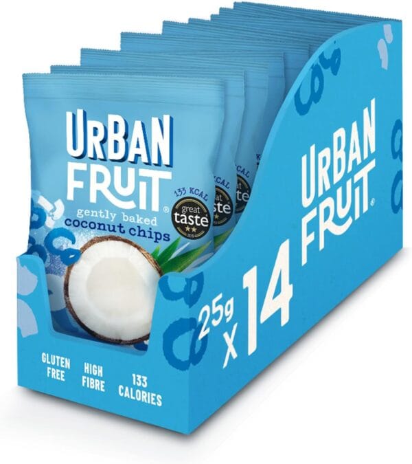 Urban Fruit Coconut Chips 14x25g