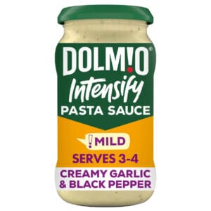 Dolmio Intensify Mild Creamy Garlic & Black Pepper Pasta Sauce