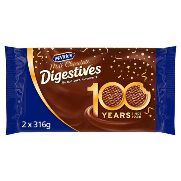 McVitie's Digestives Milk Chocolate Biscuits Twin Pack - Image 3