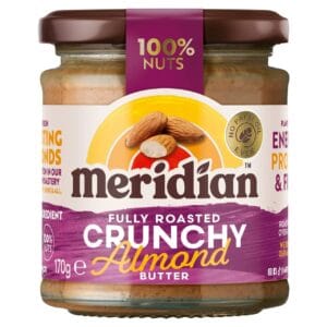 Meridian Crunchy Almond Butter 100% Nuts