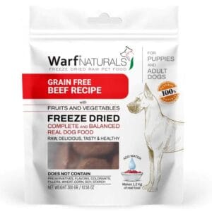 Warf Freeze Dried Dog Food Beef Recipe (Sample)