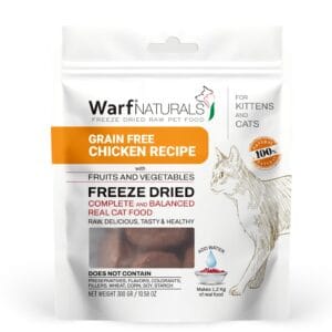 Warf Freeze Dried Cat Food Chicken Recipe (Sample)