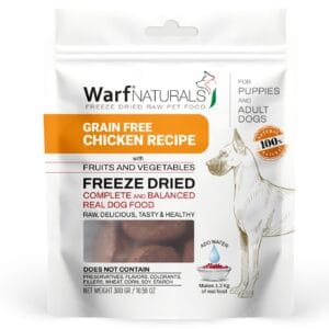 Warf Freeze Dried Dog Food Chicken Recipe (Sample)