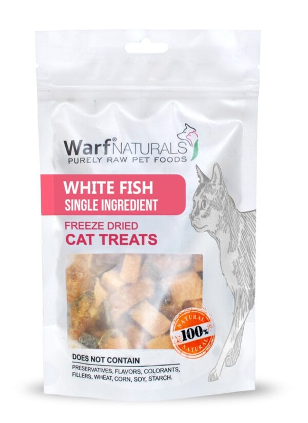 Warf Freeze Dried Cat Treat White Fish (Sample)