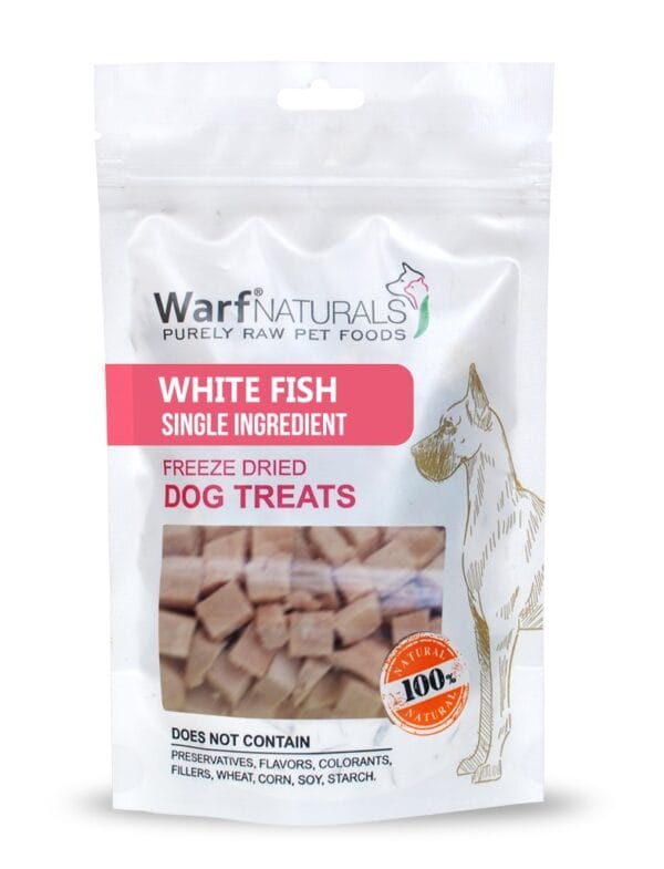 Warf Freeze Dried Dog Treat White Fish (Sample)