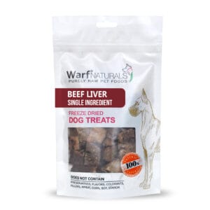 Warf Freeze Dried Dog Treat Beef Liver (Sample)