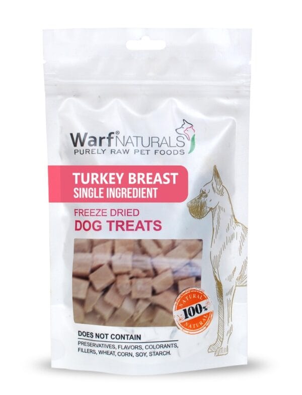 Warf Freeze Dried Dog Treat Turkey Breast (Sample)