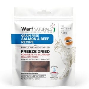Warf Freeze Dried Cat Food Salmon-Beef Recipe (Sample)