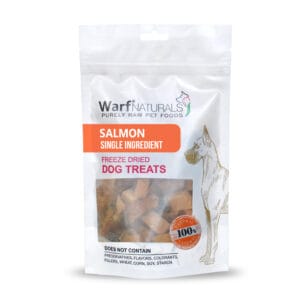 Warf Freeze Dried Dog Treats-Salmon 40 g (pac of 6)