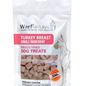 Warf Freeze Dried Dog Treats-Turkey Breast 40 g (pack of 6)