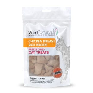 Warf Freeze Dried Cat Treats-Chicken Breast 40 g (pack of 6)