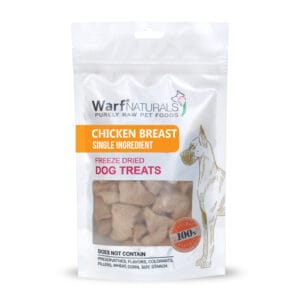 Warf Freeze Dried Dog Treats-Chicken Breast 40 g (pack of 6)